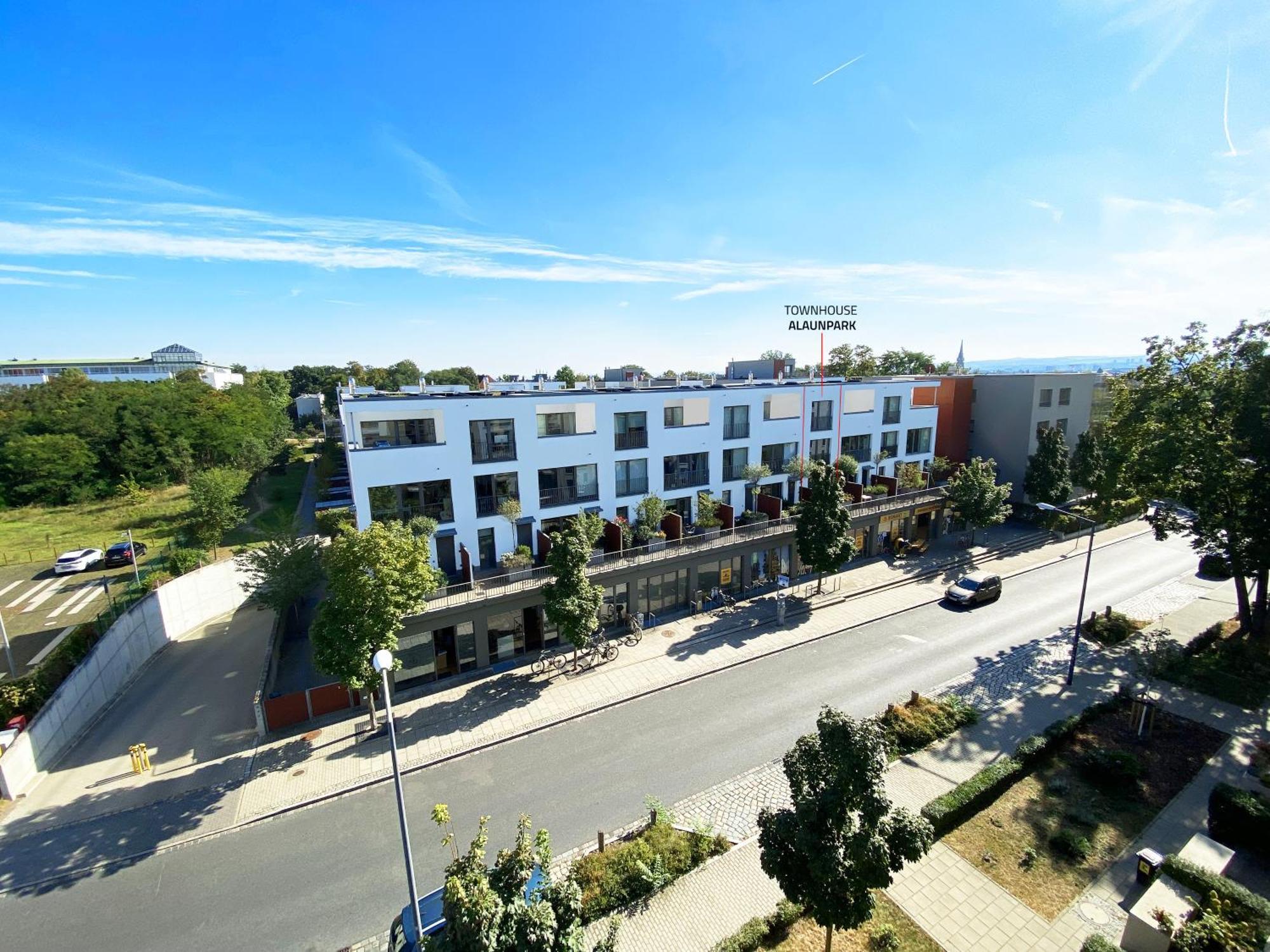 Villa Townhouse Alaunpark Dresde Exterior foto